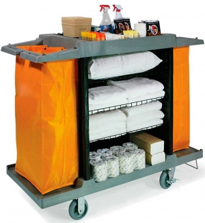 Housekeeping Carts, Trolleys, and Cleaning Supplies